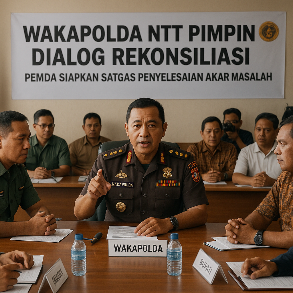 Wakapolda NTT Pimpin Dialog Rekonsiliasi, Pemda Siapkan Satgas Penyelesaian Akar Masalah