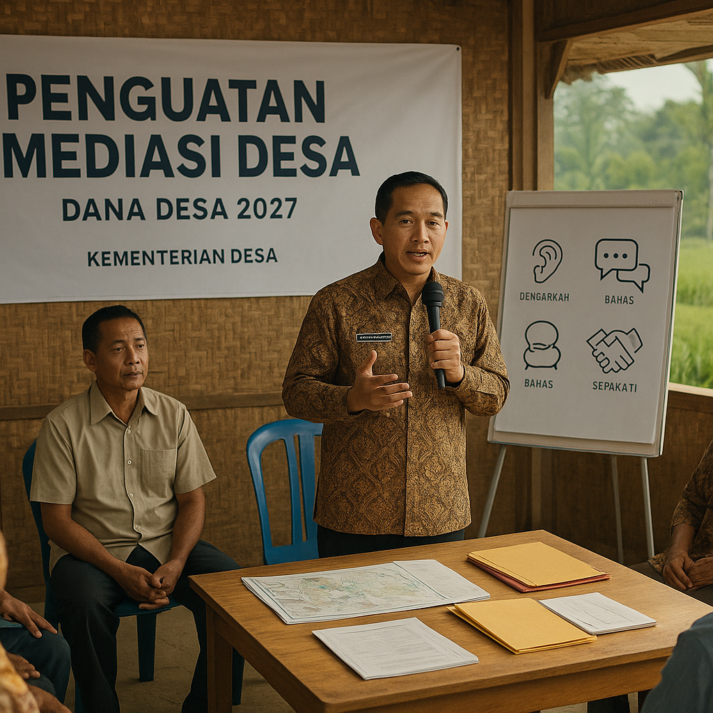 Penguatan Mediasi Desa Jadi Fokus Kementerian Desa untuk Cegah Konflik Komunal