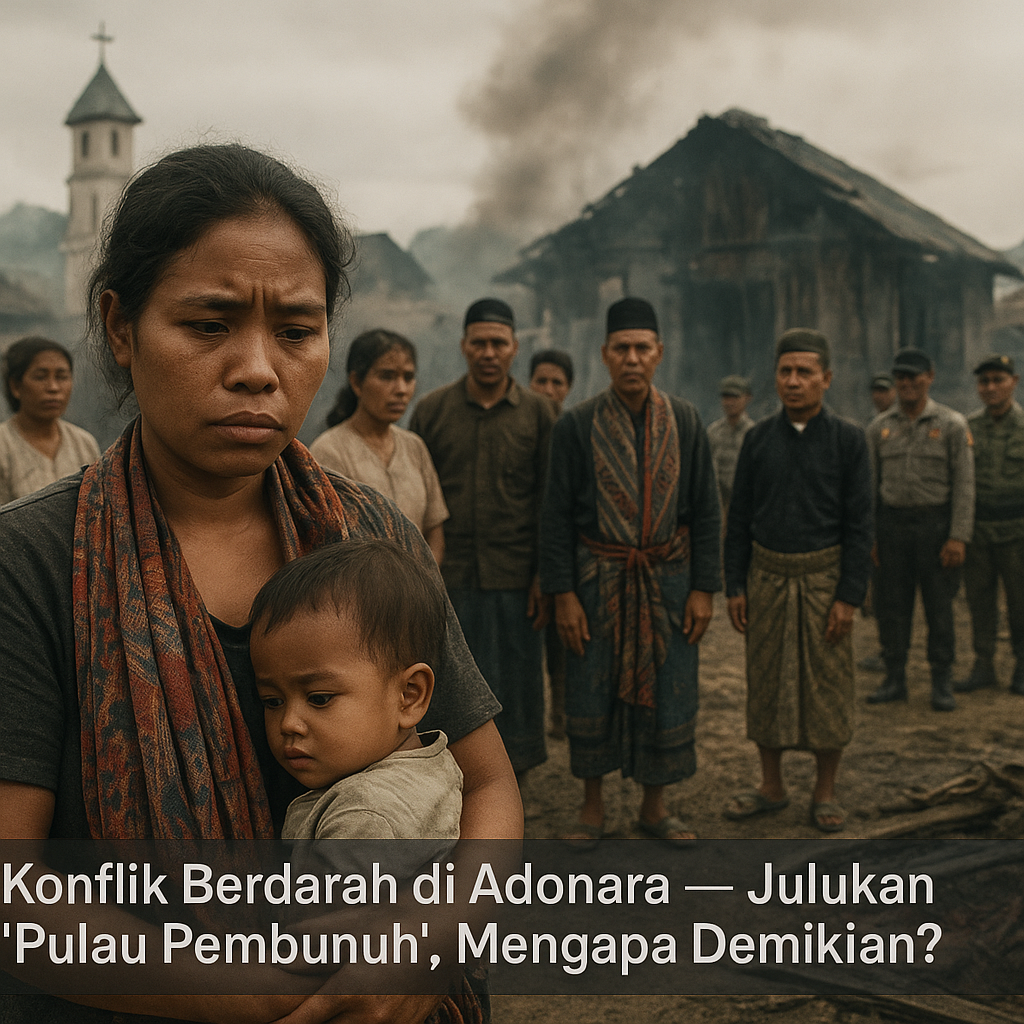 Konflik Berdarah di Adonara dan Julukan Pulau Pembunuh, Mengapa Demikian?