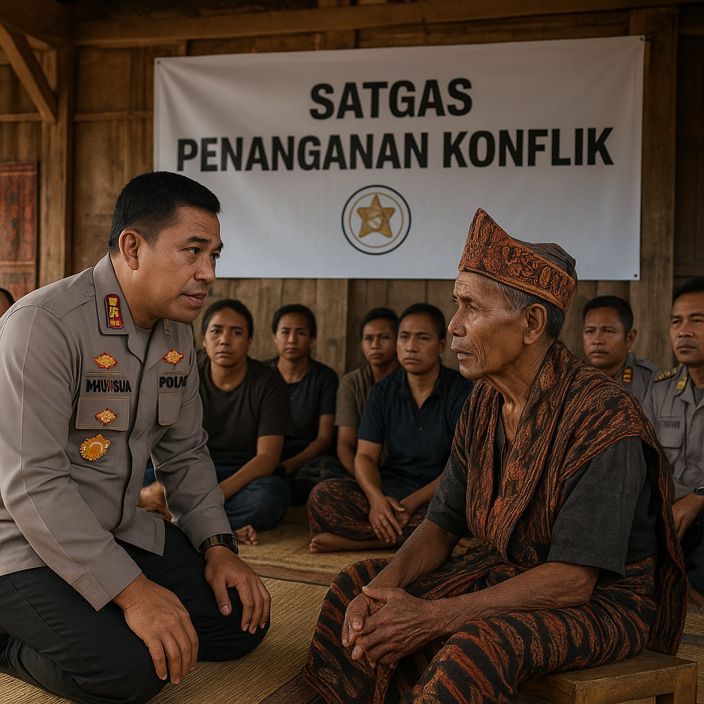 Wakapolda NTT ke Adonara: Dorong Dialog Adat dan Penegakan Hukum Tuntaskan Konflik Sosial