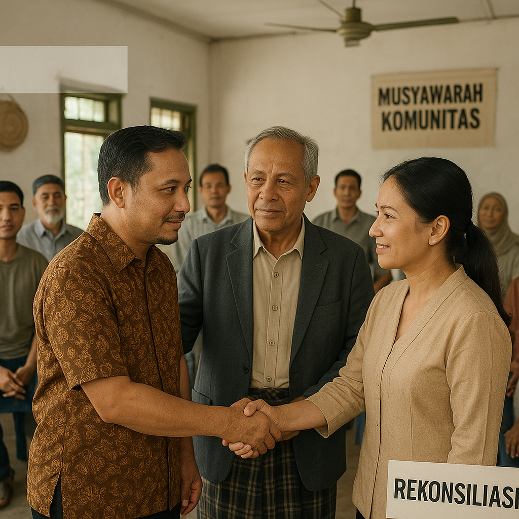 Rekonsiliasi Pasca Konflik Pemilu: Membangun Trust di Tingkat Lokal