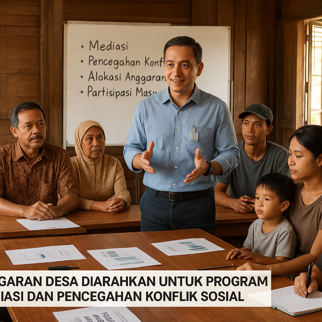 Anggaran Desa Diarahkan untuk Program Mediasi dan Pencegahan Konflik Sosial