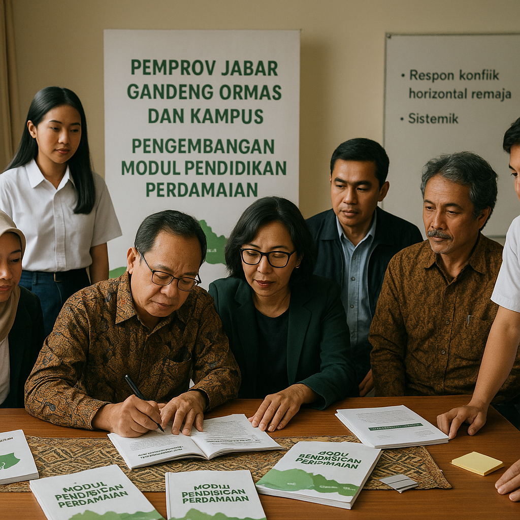 Pemprov Jabar Gandeng Ormas dan Kampus Kembangkan Modul Pendidikan Perdamaian di Sekolah