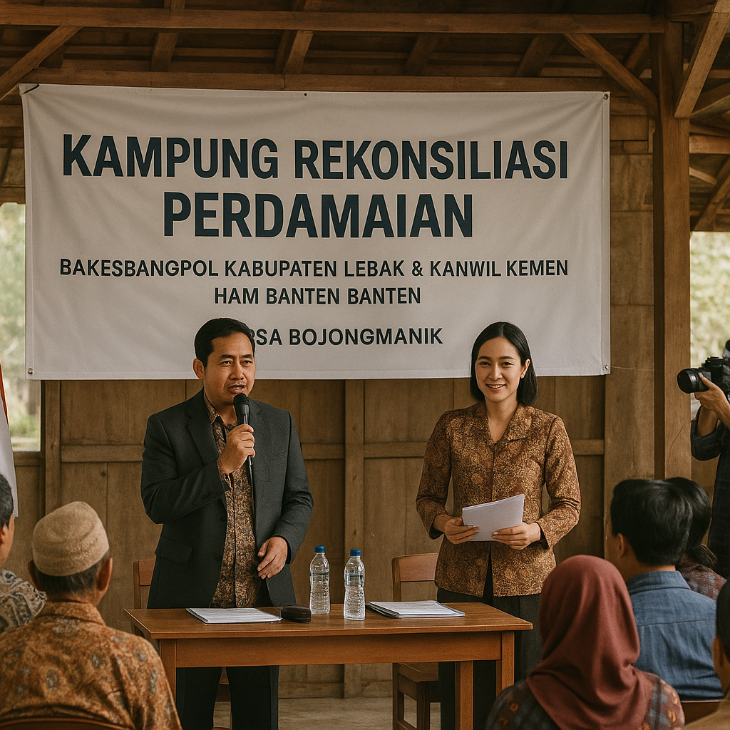 Bakesbangpol Lebak Sosialisasikan Kampung Rekonsiliasi Demi Perdamaian