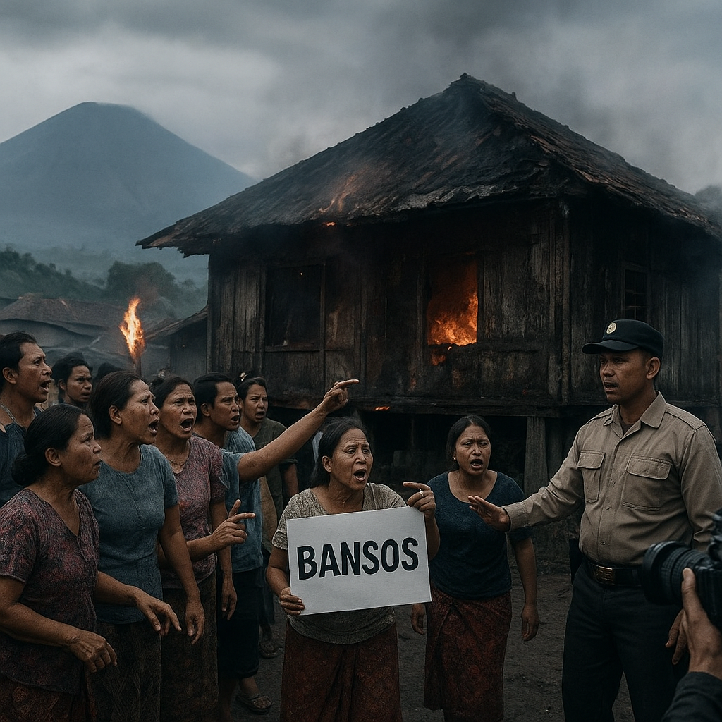 Tragedi Gunung Agung: Dugaan Penyelewengan Bansos Berujung Pembakaran Rumah