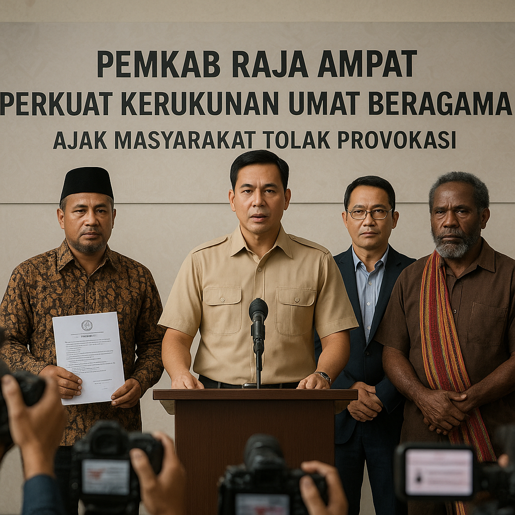 Pemkab Raja Ampat Perkuat Kerukunan Umat Beragama, Ajak Masyarakat Tolak Provokasi