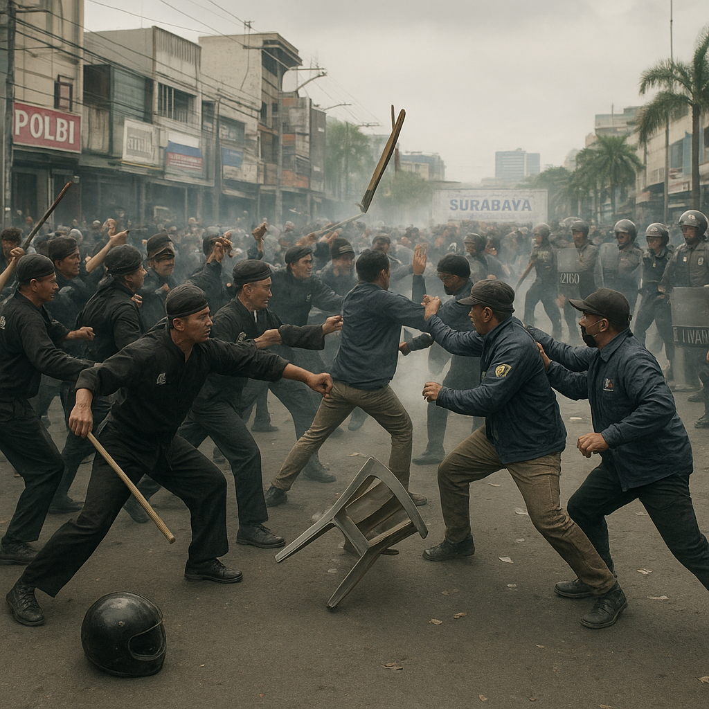 Bentrok PSHT vs Ormas Maluku Satu Rasa di Surabaya: Menelisik Konflik Berbalut Utang dan Solidaritas Sektoral