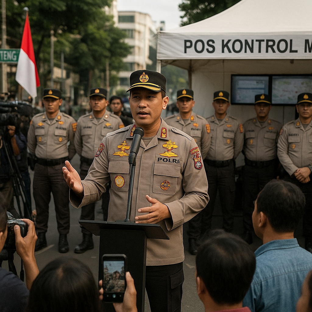 Kapolres Jakpus Imbau Warga Tidak Terprovokasi dan Percayakan Hukum Pasca Bentrokan Menteng