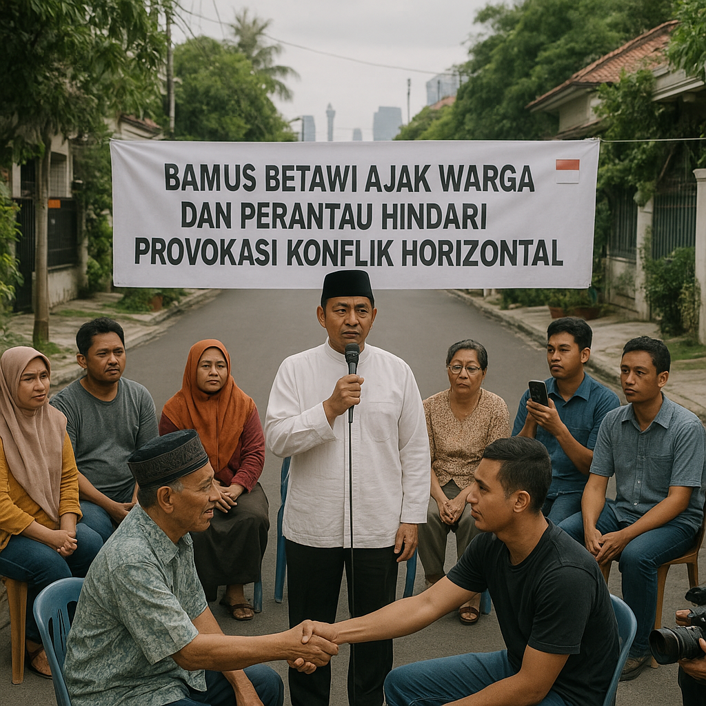 Bamus Betawi Ajak Warga dan Perantau Hindari Provokasi Konflik Horizontal