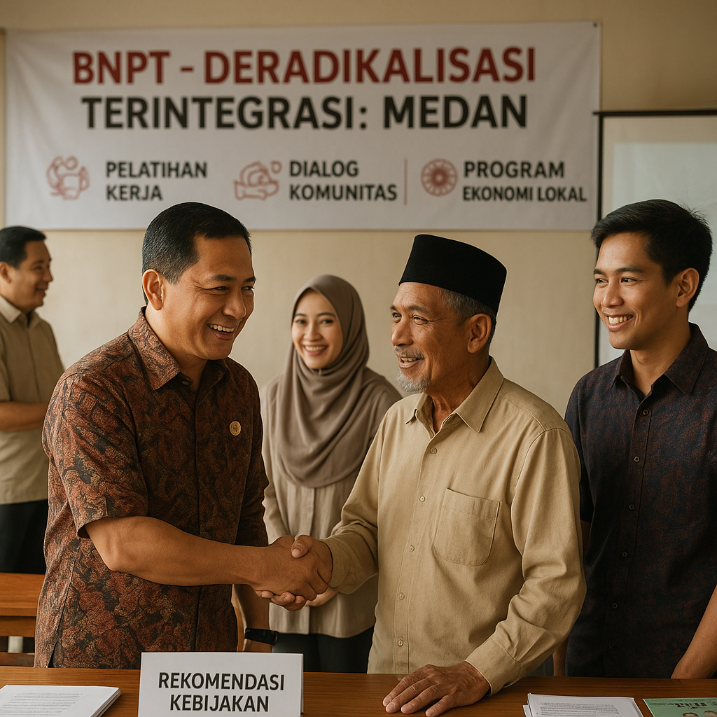 Strategi BNPT dalam Mencegah Eskalasi Konflik Horizontal di Medan Melalui Pendekatan Deradikalisasi