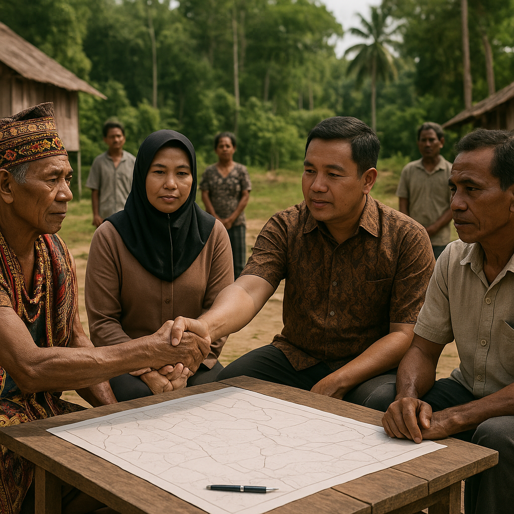 Studi: Efektivitas Mediasi Adat dalam Penyelesaian Konflik Lahan di Kalimantan Barat
