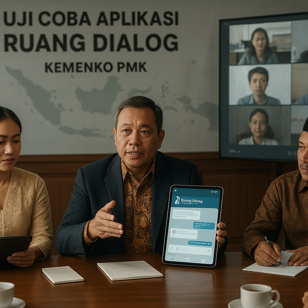 Kemenko PMK Uji Coba Aplikasi 'Ruang Dialog' untuk Mediasi Konflik Sosial Berbasis Daring