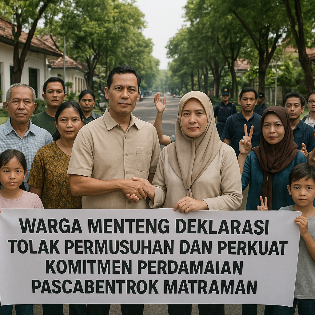 Warga Menteng Deklarasi Tolak Permusuhan dan Perkuat Komitmen Perdamaian Pascabentrok Matraman