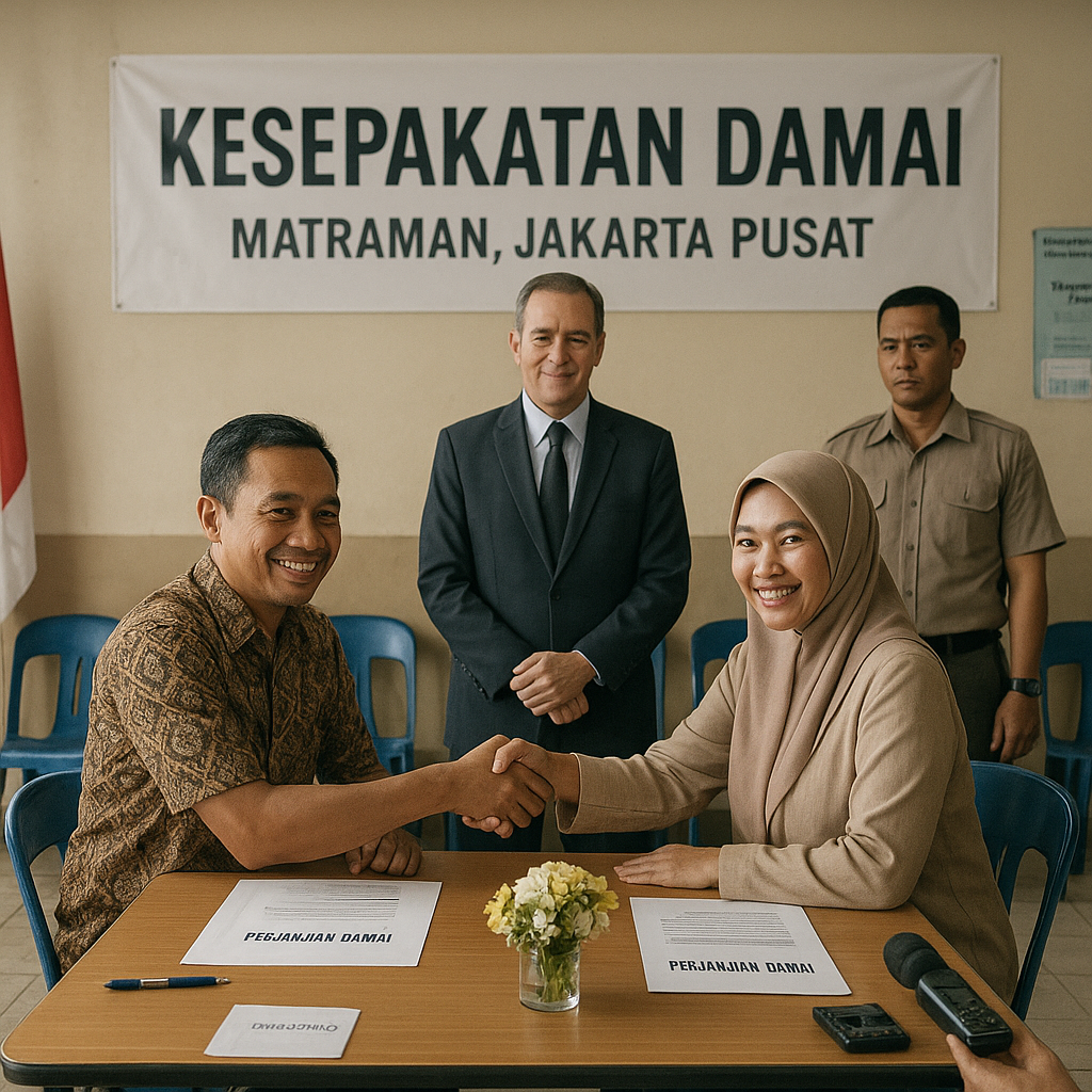 Dua Kelompok Konflik di Jakarta Pusat Sepakat Damai