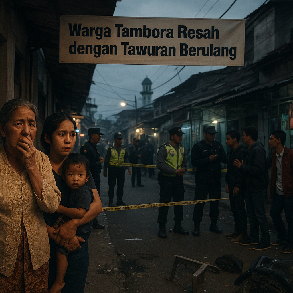 Warga Tambora Resah dengan Tawuran Berulang