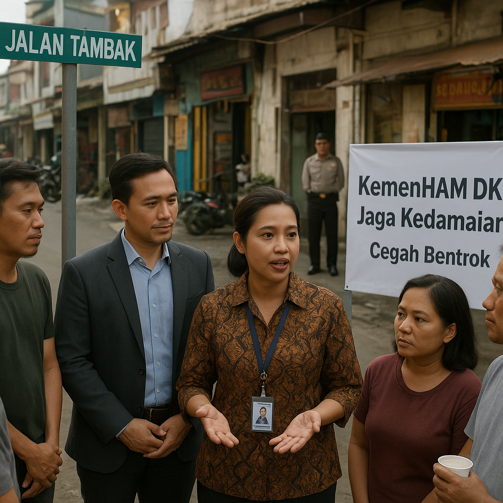 KemenHAM DKI ajak warga jaga kedamaian cegah bentrok di Jalan Tambak terulang