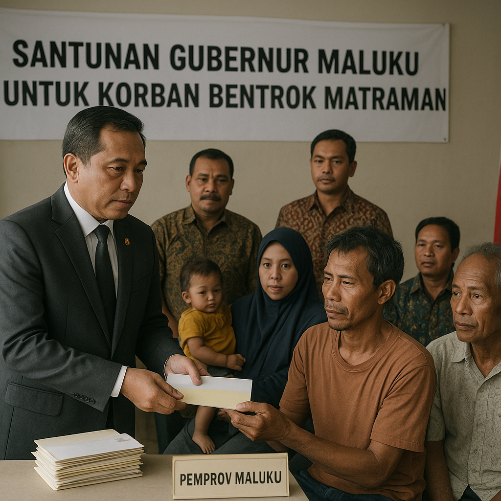 Santunan Gubernur Maluku untuk Korban Bentrok Matraman: Peran Pemerintah Daerah dalam Meredam Konflik Diaspora di Perantauan