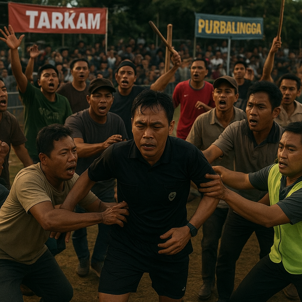 Kerusuhan dan Pengeroyokan Wasit Tarkam di Purbalingga: Analisis Kegagalan Manajemen Event Olahraga Akar Rumput dan Opsi Perbaikan