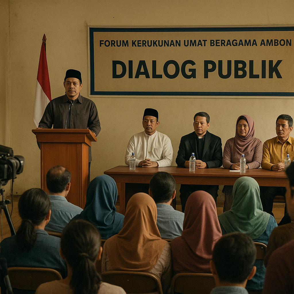 Forum Kerukunan Umat Beragama di Ambon Gelar Dialog Publik Usai Insiden Penodaan Tempat Ibadah