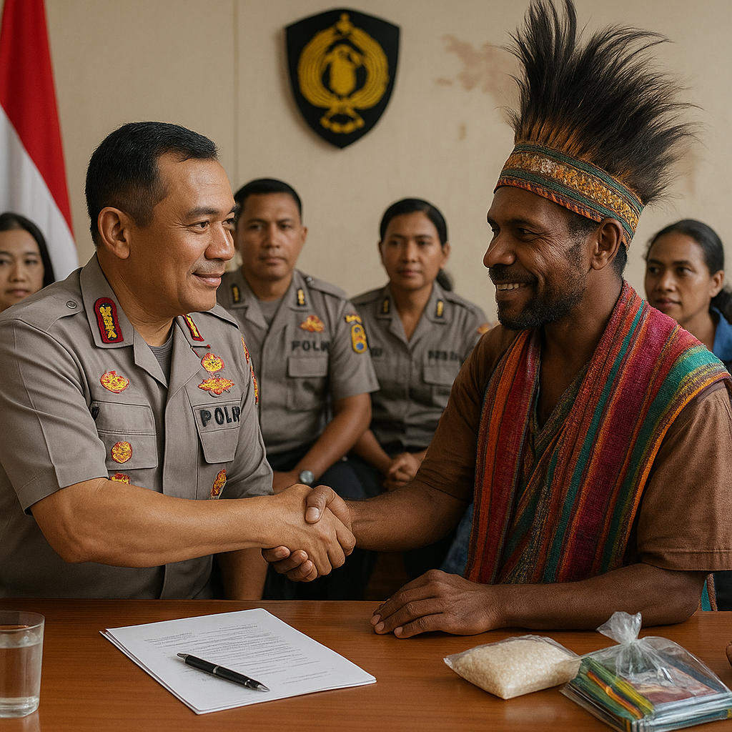 Kapolri: Penyelesaian Konflik di Papua Harus Melalui Pendekatan Kesejahteraan dan Dialog