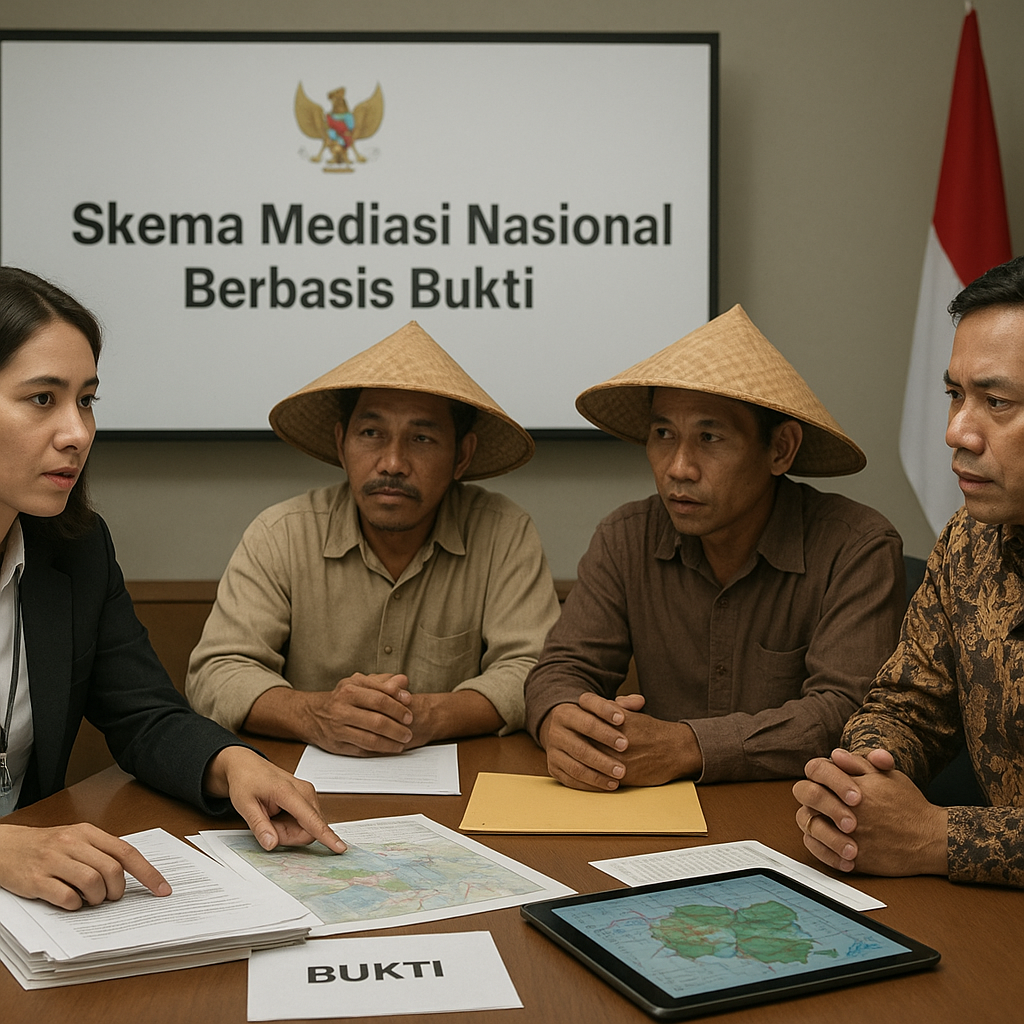 Merespons Konflik Agraria, Pemerintah Siapkan Skema Mediasi Nasional Berbasis Bukti