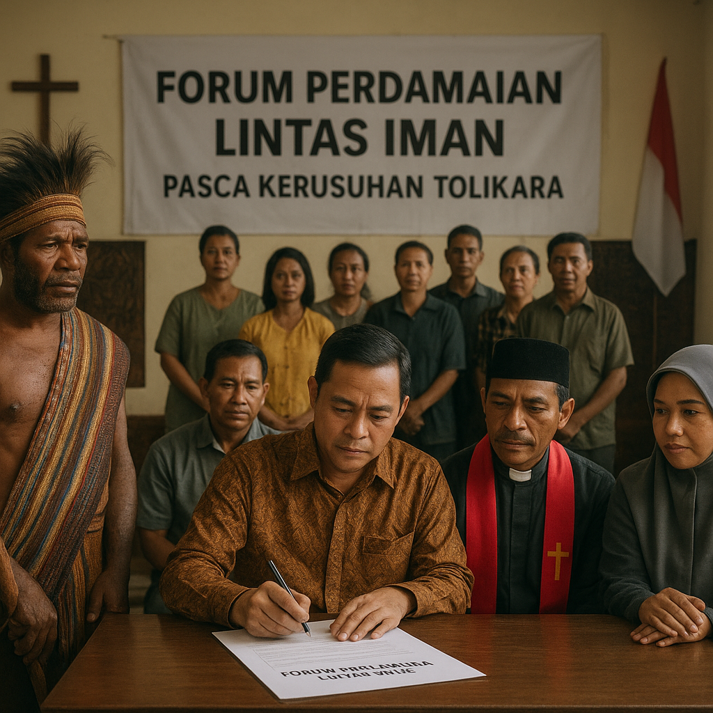 Pasca Kerusuhan Tolikara, Gereja dan Pemerintah Daerah Bangun Forum Perdamaian Lintas Iman