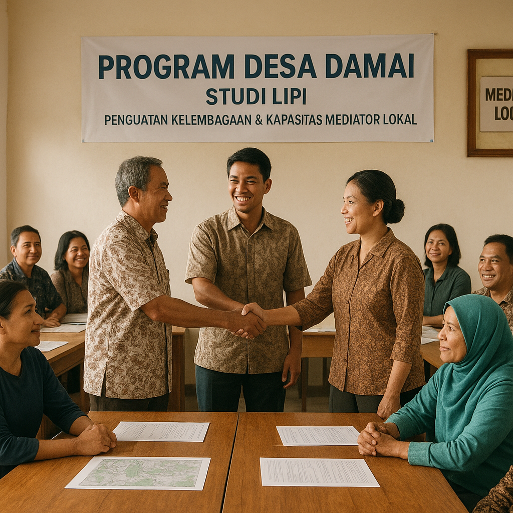 Studi LIPI: Program "Desa Damai" Efektif Turunkan Potensi Konflik di 300 Desa Prioritas