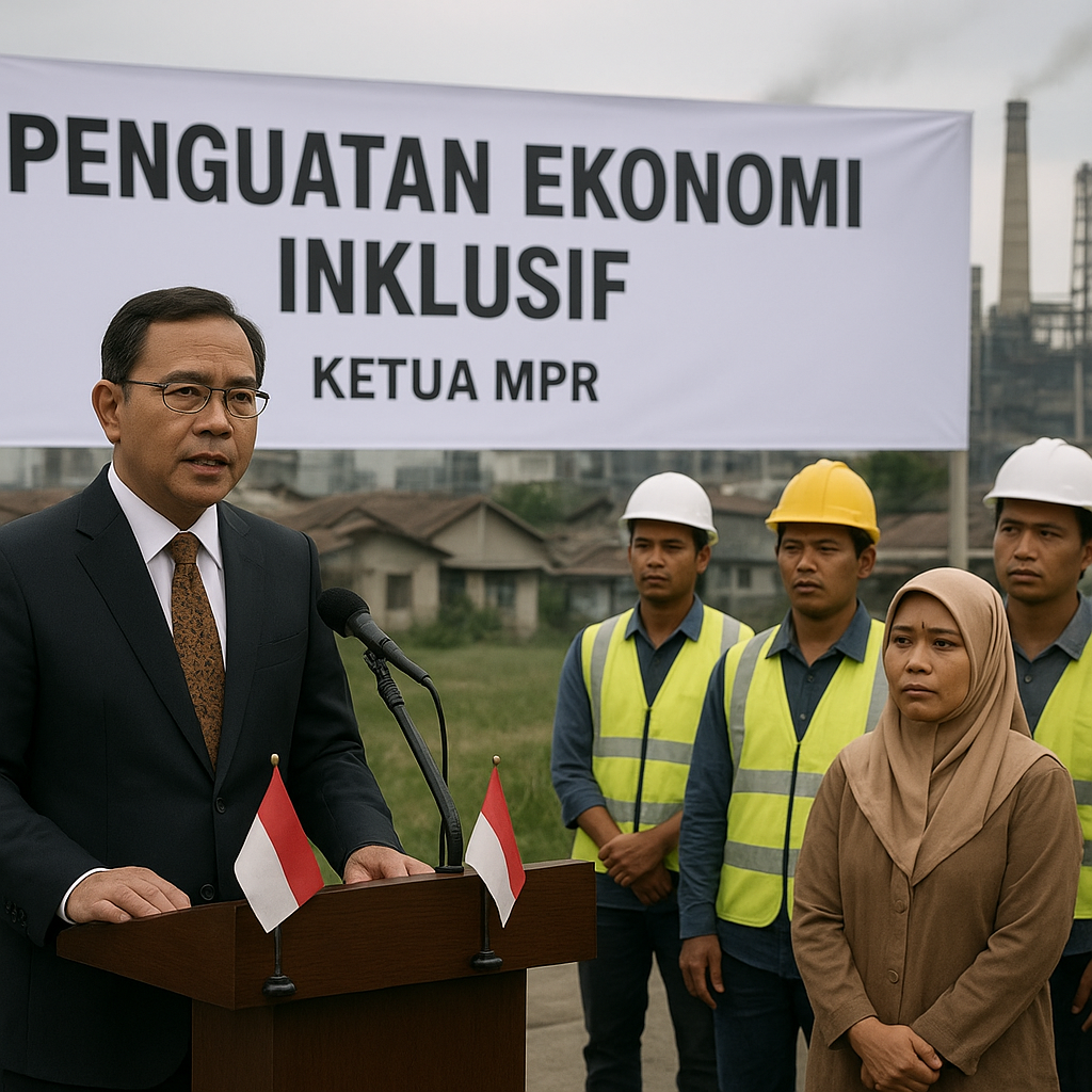Ketua MPR: Penguatan Ekonomi Inklusif Kunci Meredakan Konflik Sosial di Daerah Industri