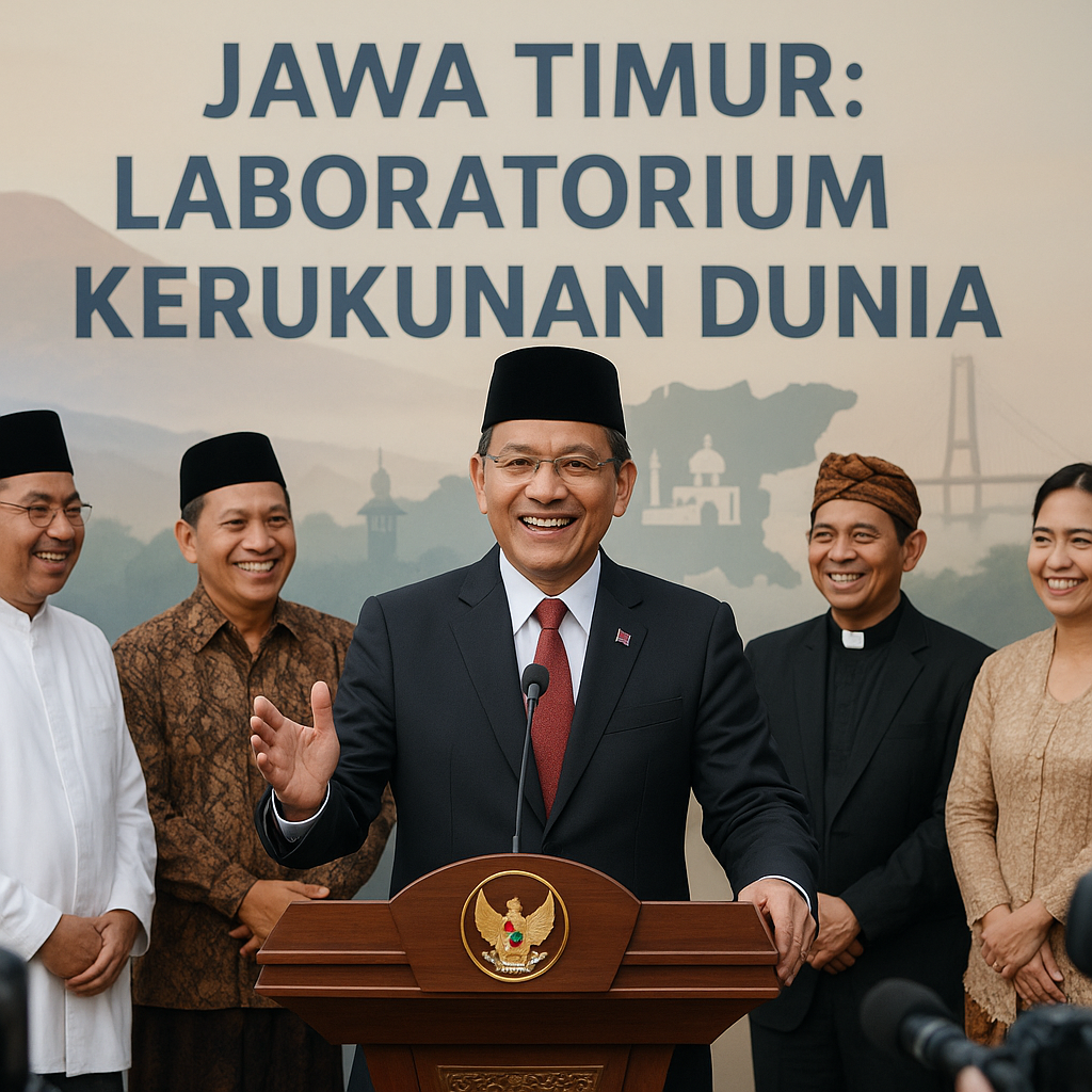Menag Sebut Jawa Timur Layak Jadi Laboratorium Kerukunan Dunia