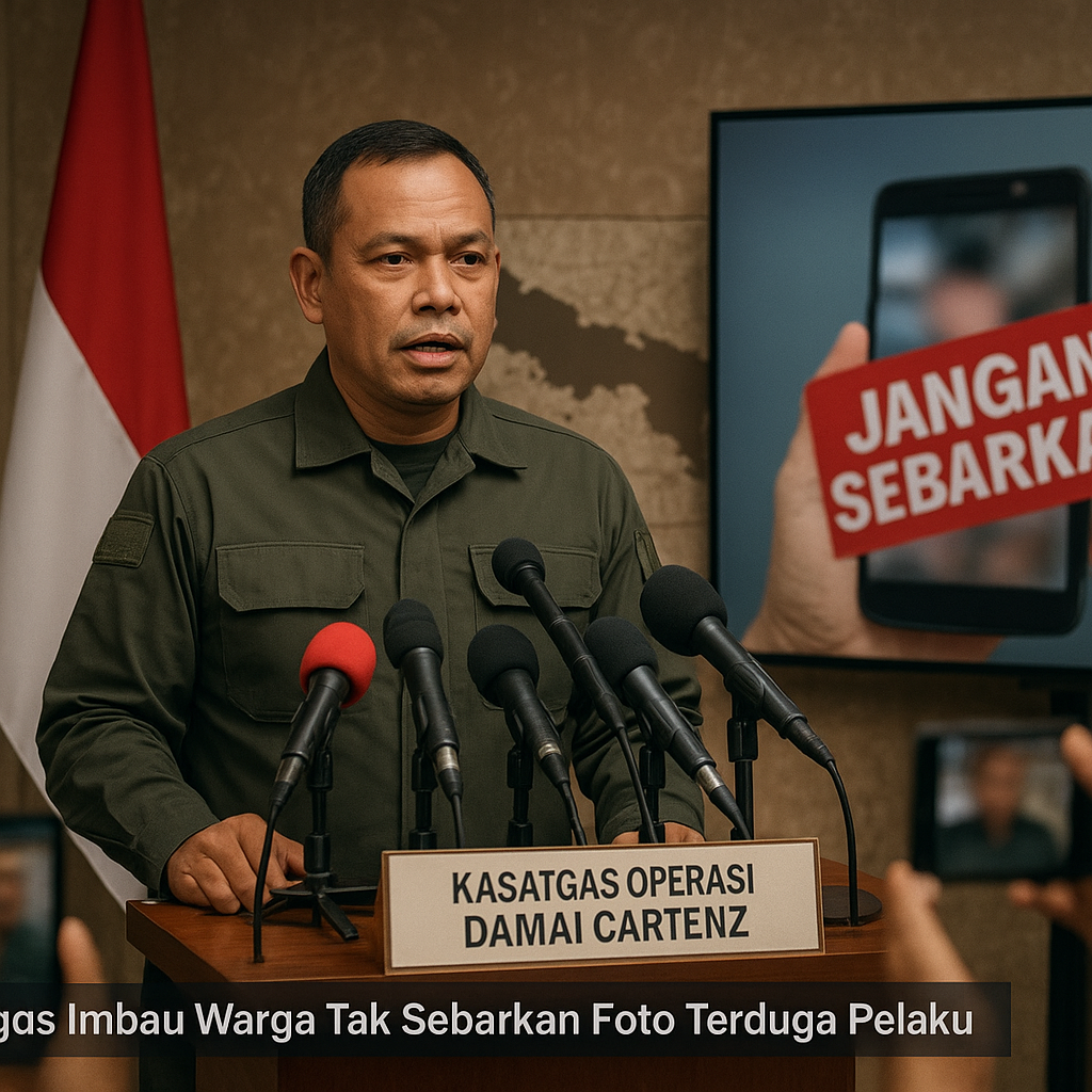 Kasatgas Operasi Damai Cartenz Imbau Warga Tak Sebarkan Foto Terduga Pelaku Penembakan di Tolikara