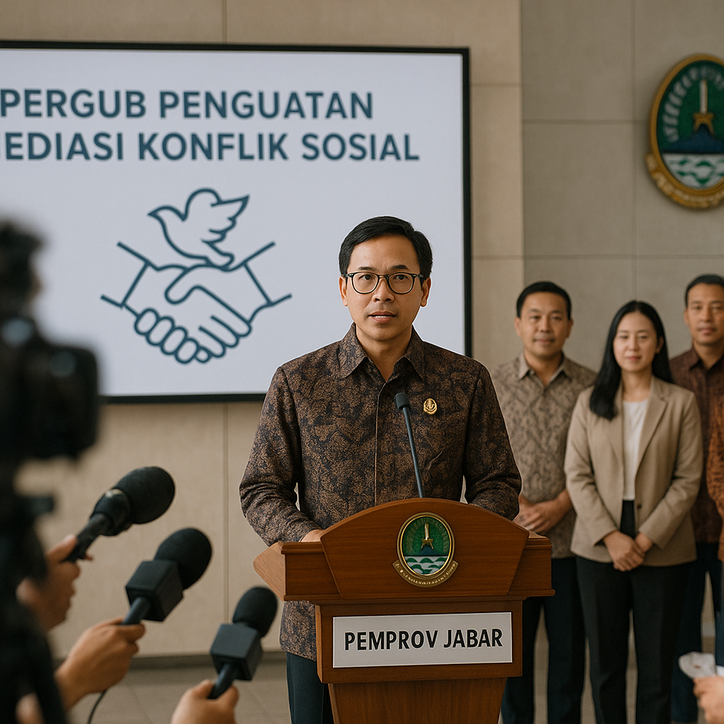 Pemprov Jabar Terbitkan Pergub Penguatan Mediasi Konflik Sosial