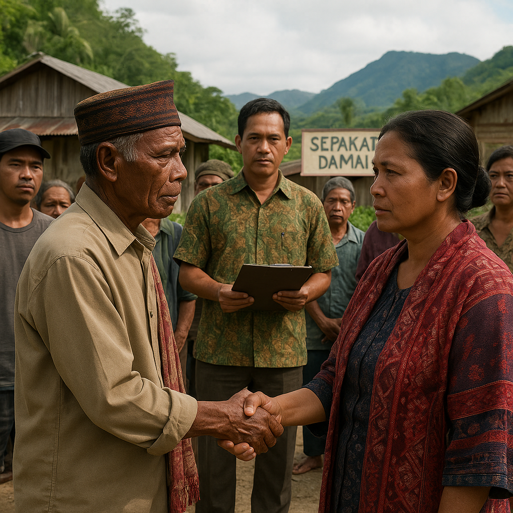 Warga Dua Desa di Flores Timur Sepakat Damai Pasca Bentrok Mematikan