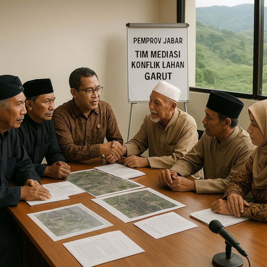 Pemprov Jabar Bentuk Tim Mediasi Konflik Lahan di Garut, Libatkan Tokoh Adat dan Agama