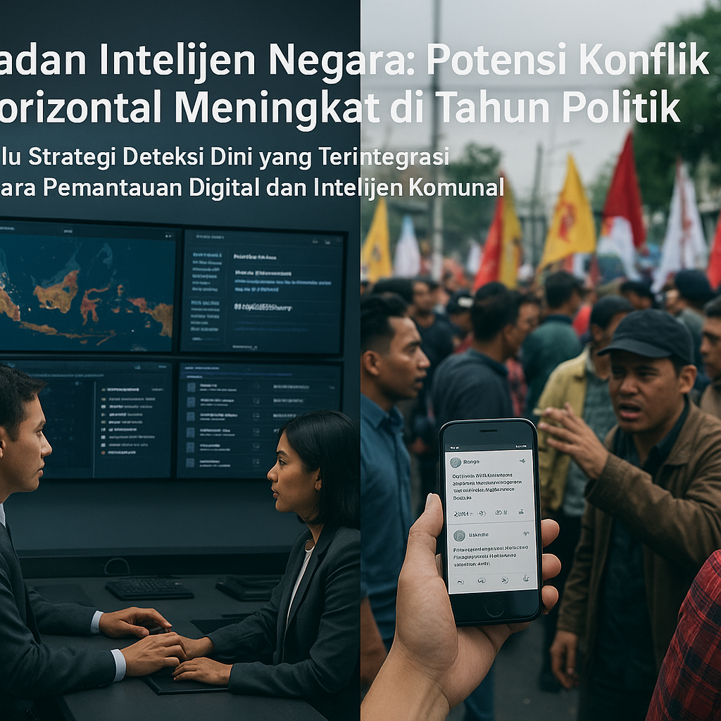 Badan Intelijen Negara: Potensi Konflik Horizontal Meningkat di Tahun Politik, Perlu Strategi Deteksi Dini