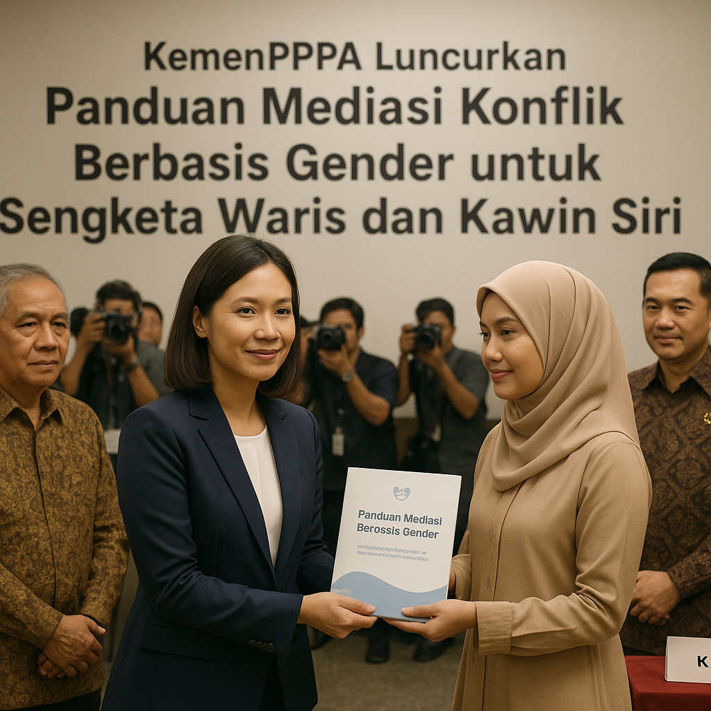KemenPPPA Luncurkan Panduan Mediasi Konflik Berbasis Gender untuk Sengketa Waris dan Kawin Siri