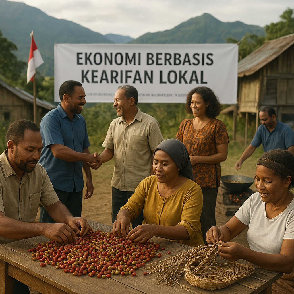 Pasca Konflik di Tolikara, Pemerintah Dorong Ekonomi Berbasis Kearifan Lokal