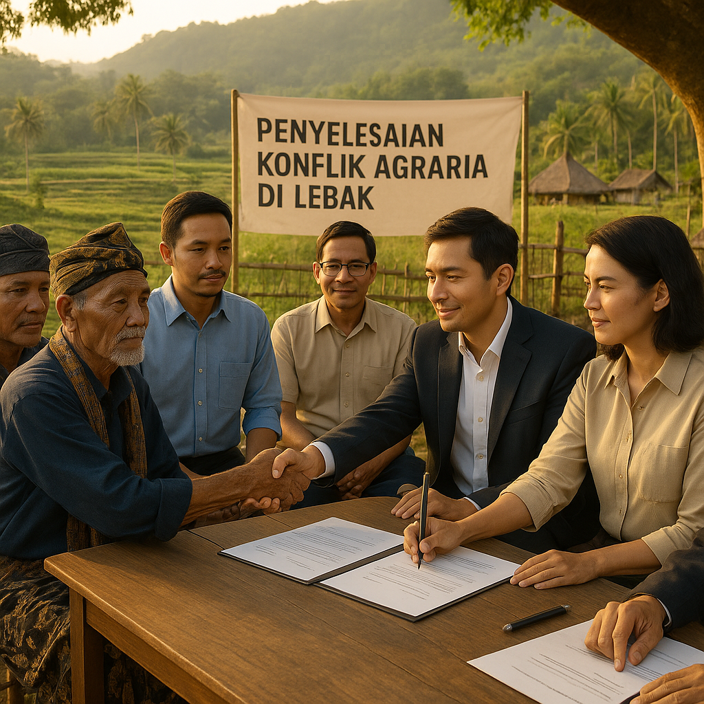 Penyelesaian Konflik Agraria di Lebak: Dari Kekerasan ke Mediasi Partisipatif
