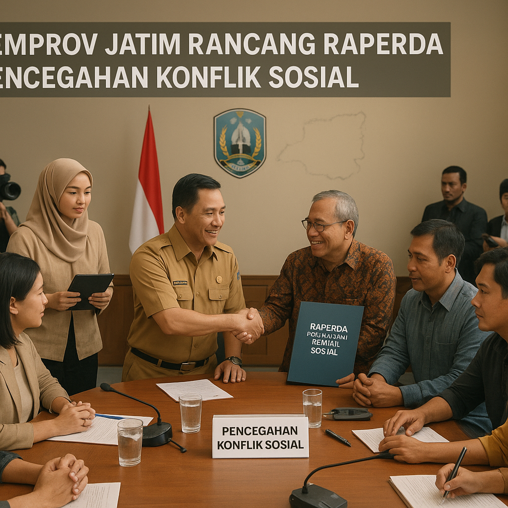 Pemprov Jatim Rancang Raperda Pencegahan Konflik Sosial, Sasar Mekanisme Mediasi Awal