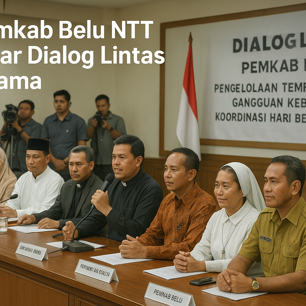 Pemkab Belu NTT Gelar Dialog Lintas Agama, Bahas Pengelolaan Tempat Ibadah dan Hari Besar