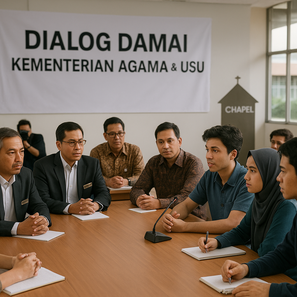 Kemenag Tempuh Dialog Damai Selesaikan Persoalan Chapel USU