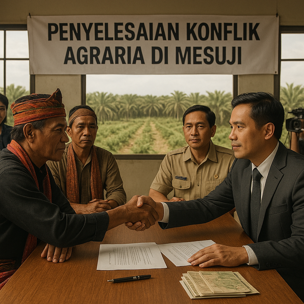Penyelesaian Konflik Agraria di Mesuji: Dari Kekerasan ke Meja Negosiasi