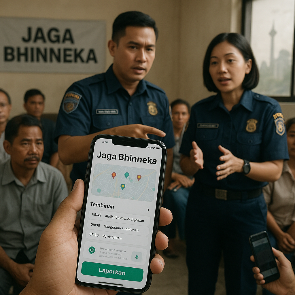Polda Metro Jaya Kembangkan Aplikasi 'Jaga Bhinneka' untuk Deteksi Dini Potensi Konflik di Masyarakat