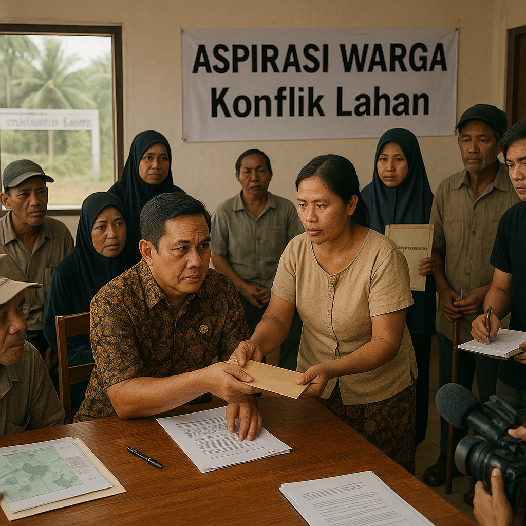 Bupati Bengkalis Terima Aspirasi Warga Terkait Konflik Lahan dengan Perusahaan Sawit