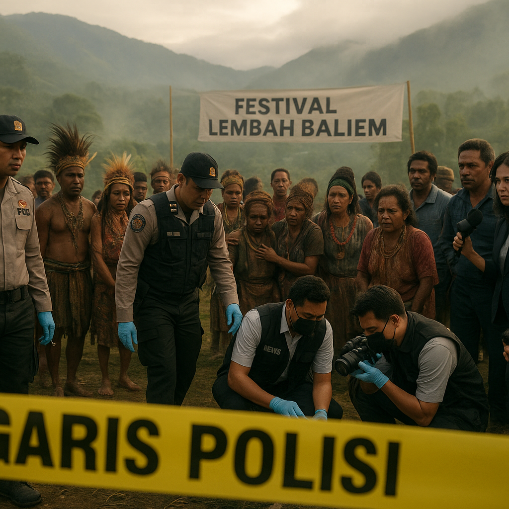 Satgas Damai Cartenz Duga KKB Egianus Kogoya Dalang Penembakan di Festival Lembah Baliem