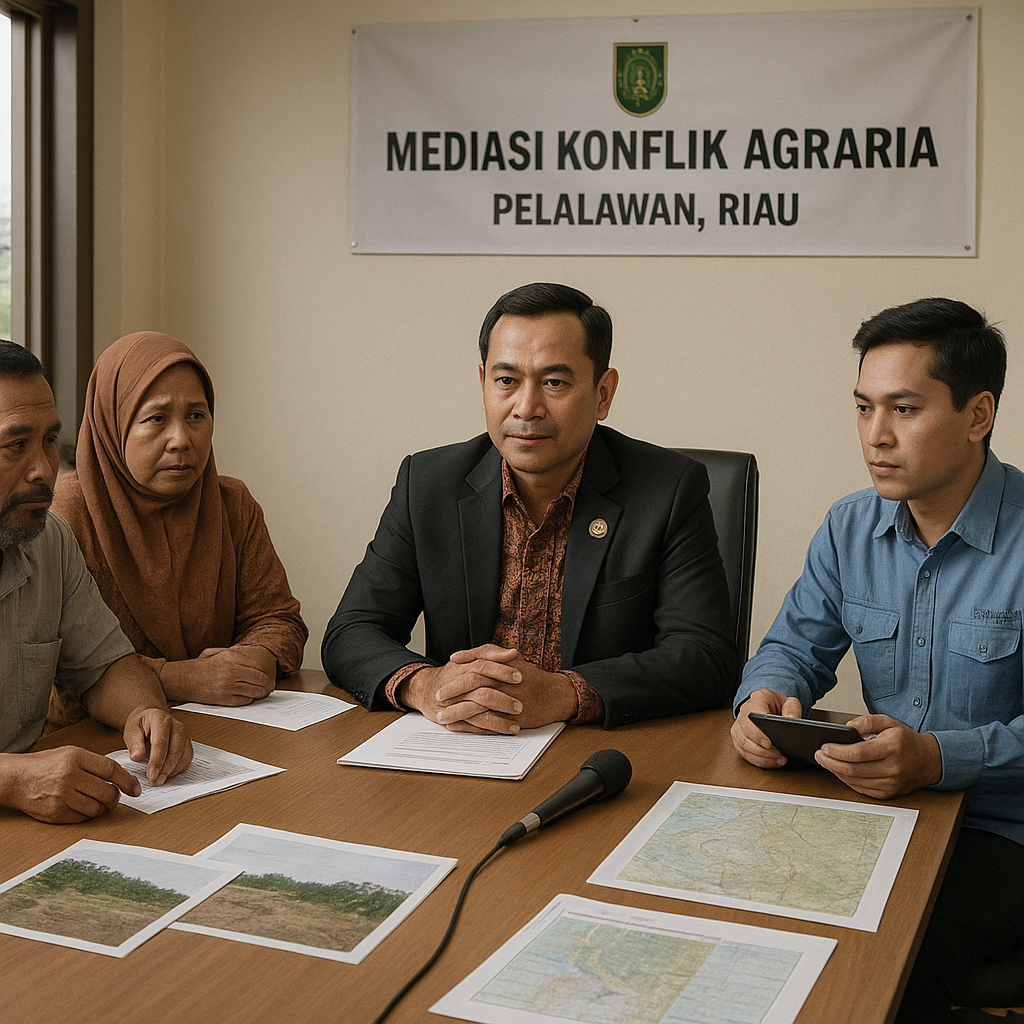 Bupati Zukri Mediasi Konflik Mak Teduh-PT Arara Abadi, Ini Hasilnya