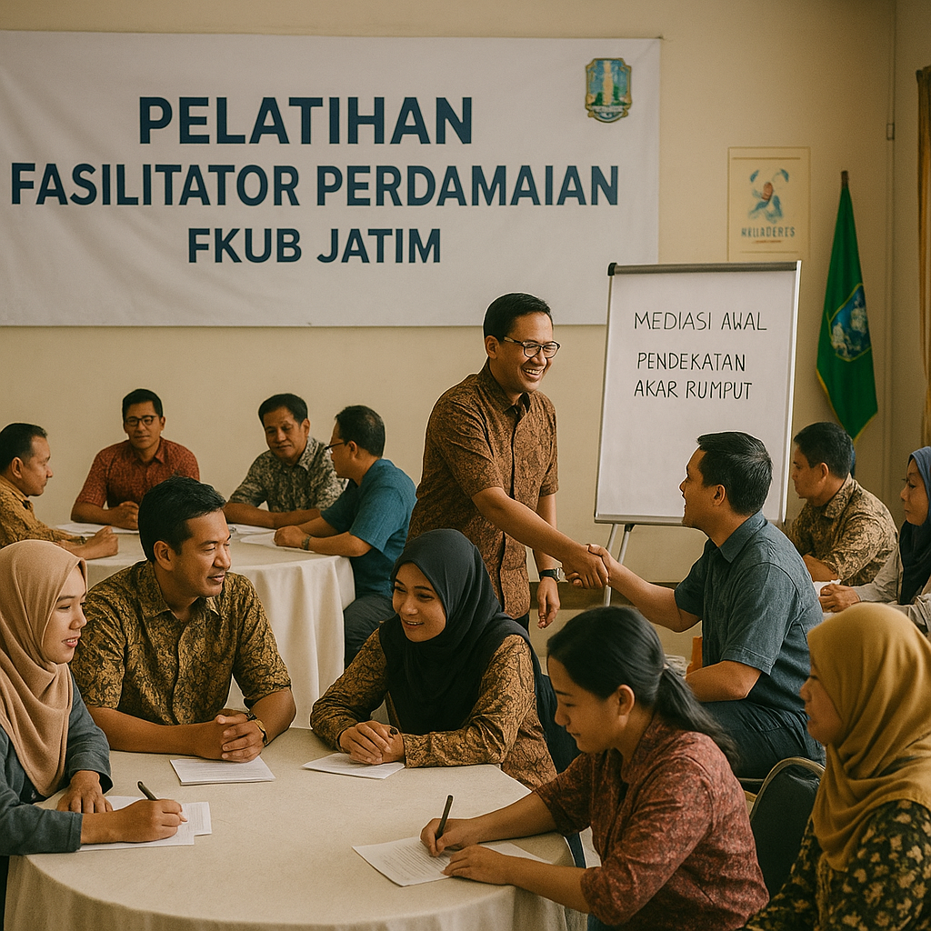 FKUB Jatim Gelar Pelatihan Fasilitator Perdamaian untuk Tangani Konflik di Tingkat Akar Rumput