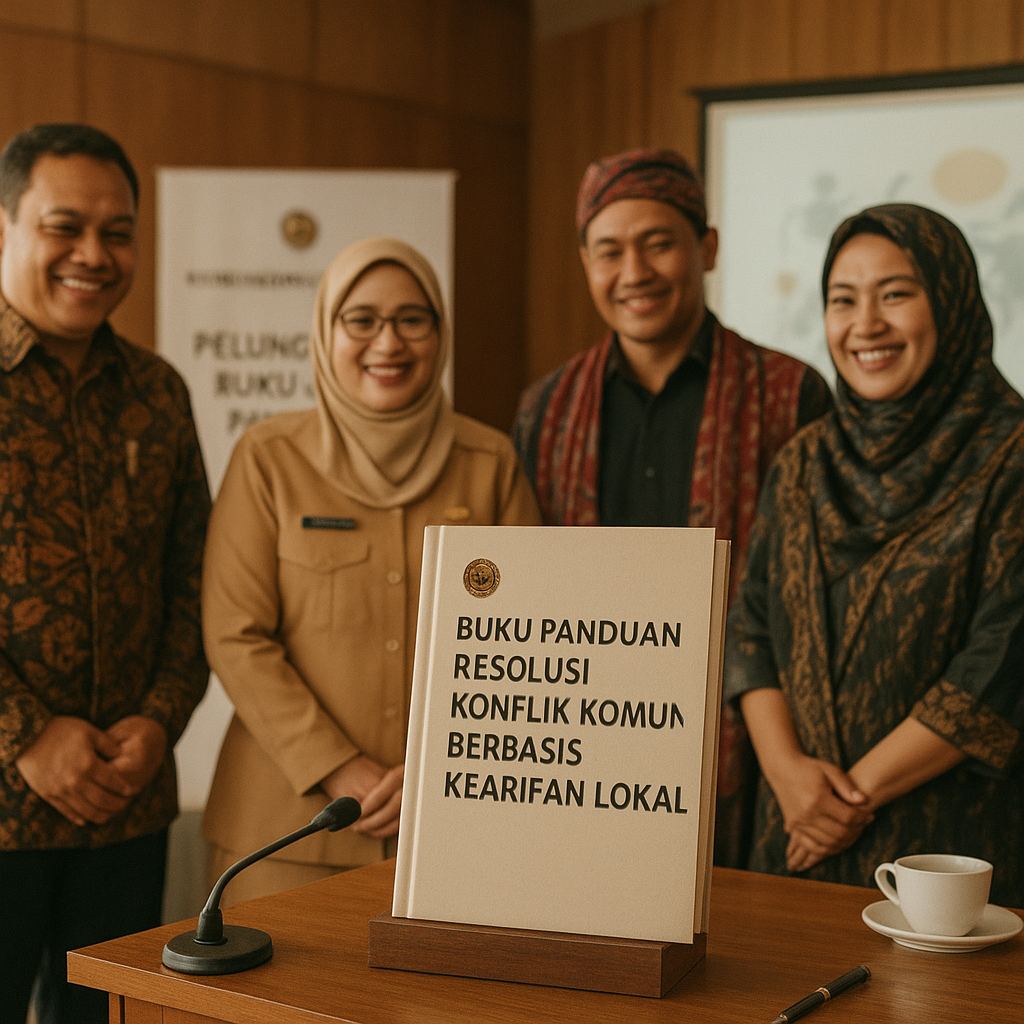 Kemenkopolhukam Rilis Buku Panduan Resolusi Konflik Komunal Berbasis Kearifan Lokal
