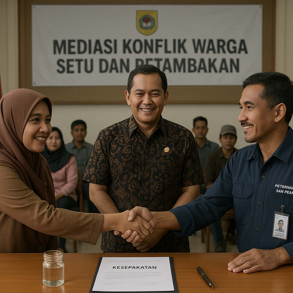 Pemerintah Kota Bogor Lakukan Mediasi Konflik Warga Setu dan Petambakan
