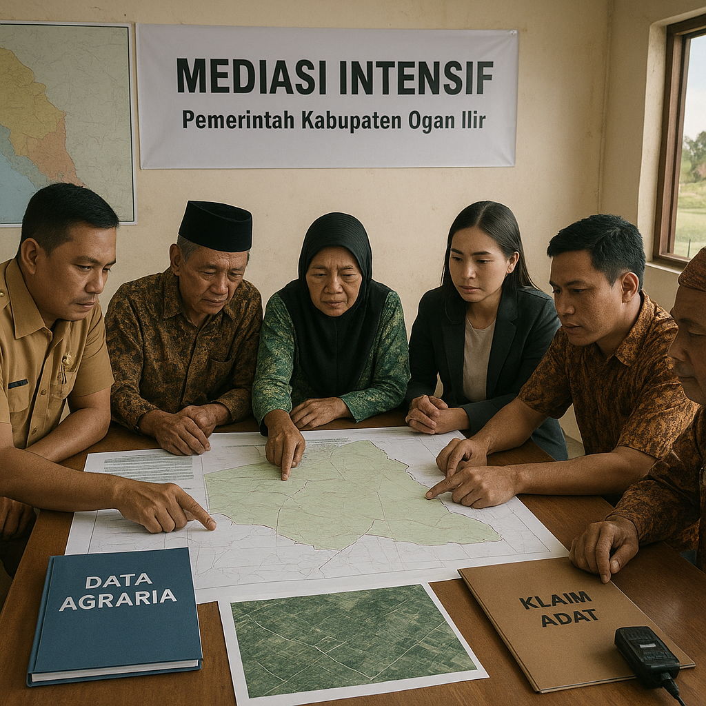 Pemerintah Bahas Opsi Mediasi Intensif untuk Selesaikan Sengketa Tanah di Sumatera Selatan