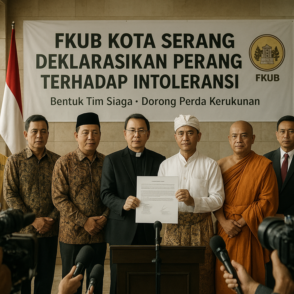 FKUB Kota Serang Deklarasikan Perang terhadap Intoleransi, Bentuk Tim Siaga hingga Dorong Perda Kerukunan